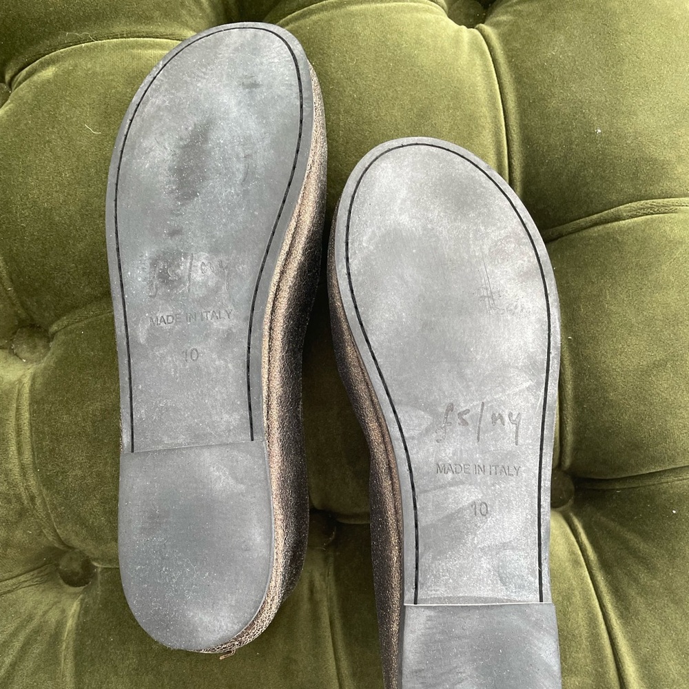 NIB French Sole/NY Sloop Flats in Bronze Metallic - Picture 5 of 6